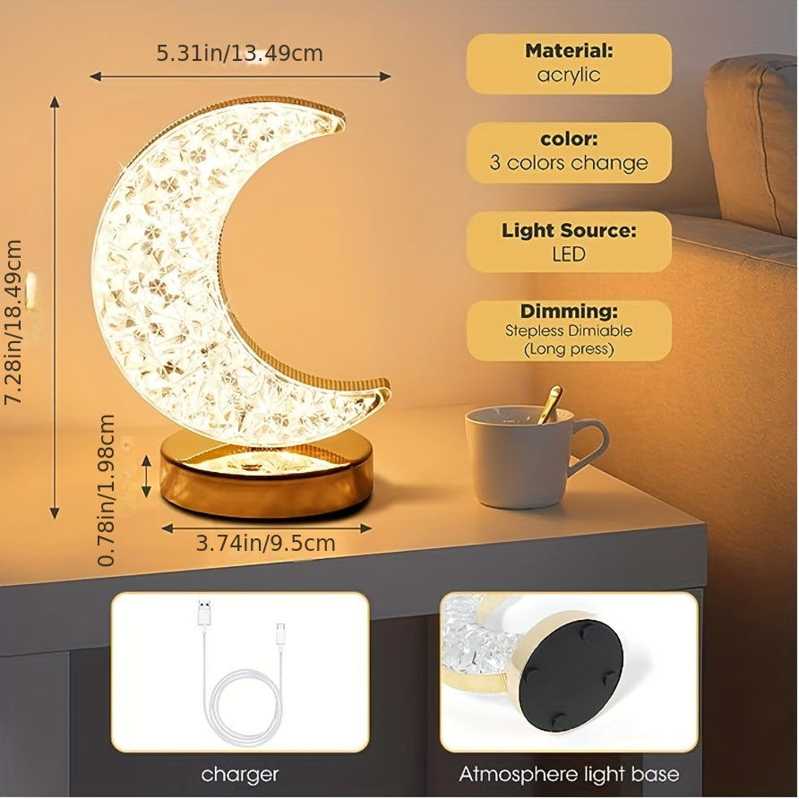 Bright Dimmable Touch Table Lamp