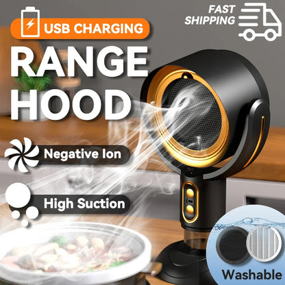 Compact Air Purifier Fan with USB Charging