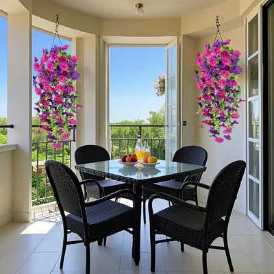 Colorful Outdoor Flower Hanging Planter
