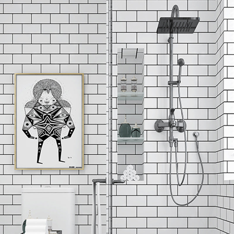 Decorative Mosaic Wall Tile Sticker for Kitchen Bathroom