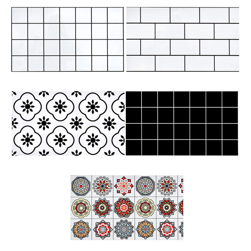 Decorative Mosaic Wall Tile Sticker for Kitchen Bathroom