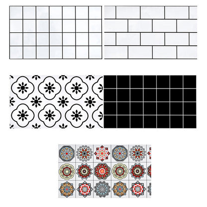 Decorative Mosaic Wall Tile Sticker for Kitchen Bathroom
