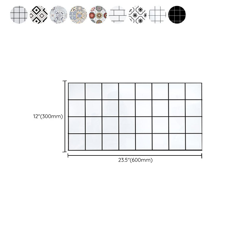Decorative Mosaic Wall Tile Sticker for Kitchen Bathroom