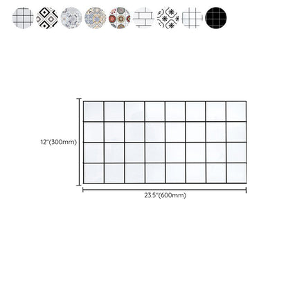 Decorative Mosaic Wall Tile Sticker for Kitchen Bathroom