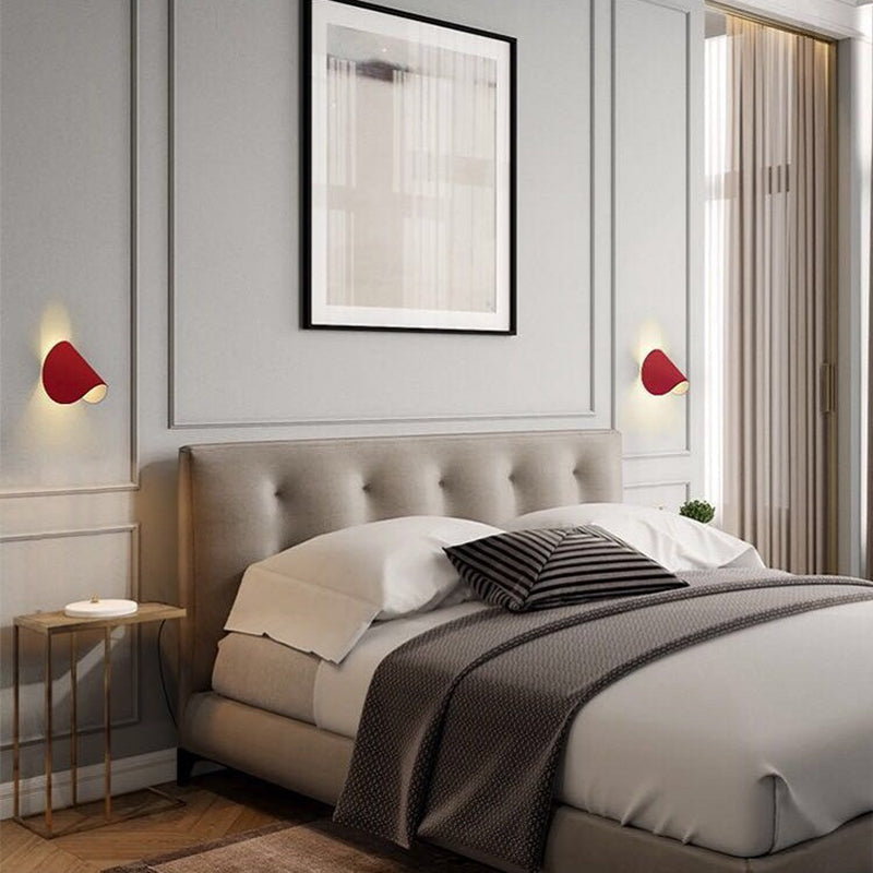 Contemporary Metal LED Color Changing Wall Lamp