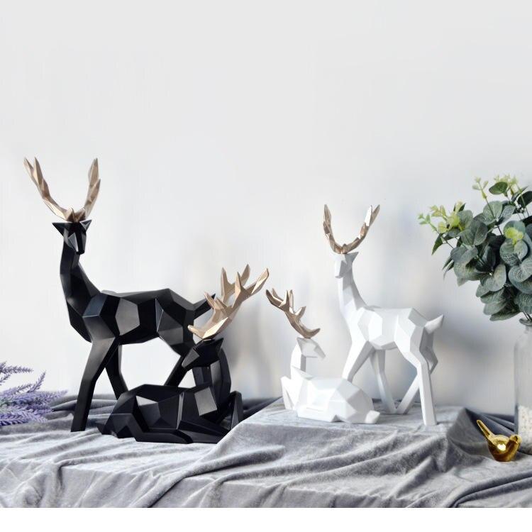 Unique Wooden Deer Ornament Set - Cofik