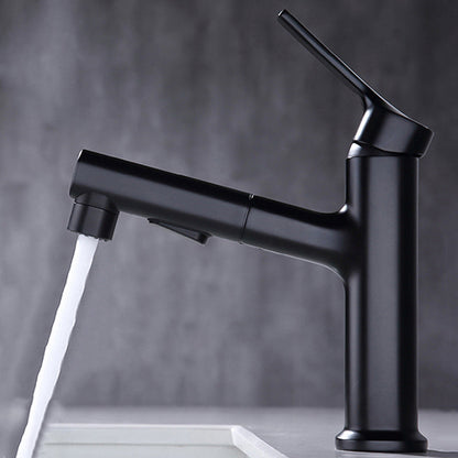 Classic Round Basin Sink Faucet in Solid Brass