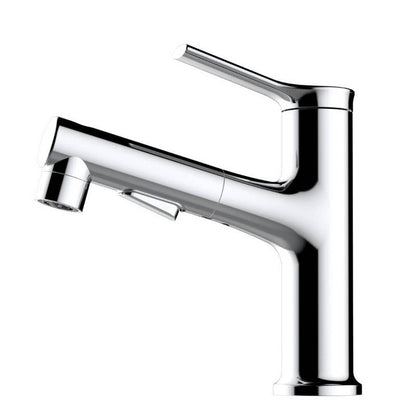 Classic Round Basin Sink Faucet in Solid Brass