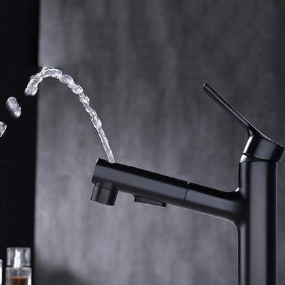 Classic Round Basin Sink Faucet in Solid Brass