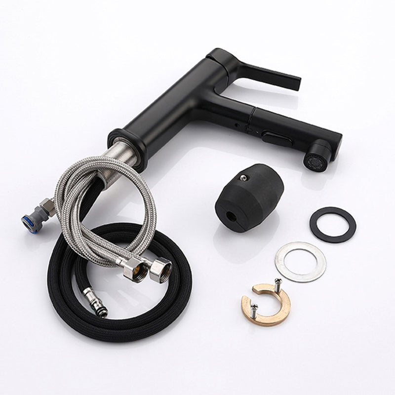 Classic Round Basin Sink Faucet in Solid Brass