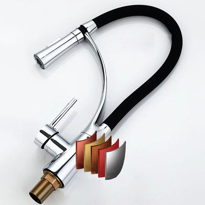 Stylish Touchless Copper Kitchen Faucet with Water Dispenser