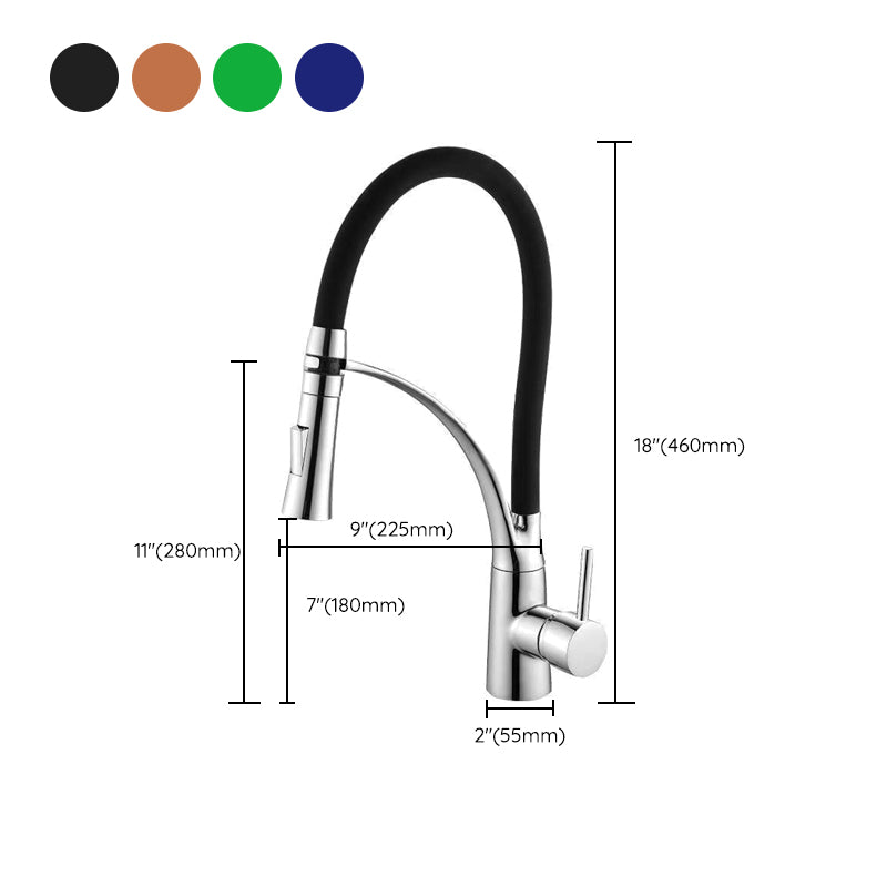 Stylish Touchless Copper Kitchen Faucet with Water Dispenser