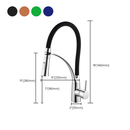 Stylish Touchless Copper Kitchen Faucet with Water Dispenser