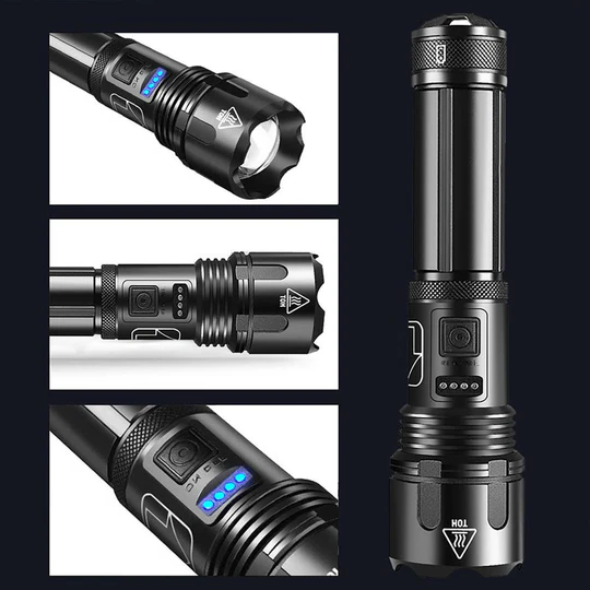 Compact Waterproof Tactical LED Flashlight
