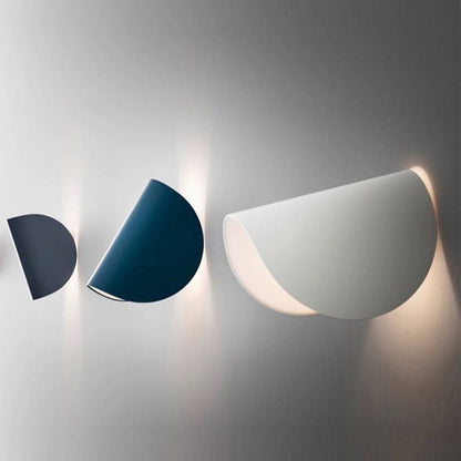 Contemporary Metal LED Color Changing Wall Lamp