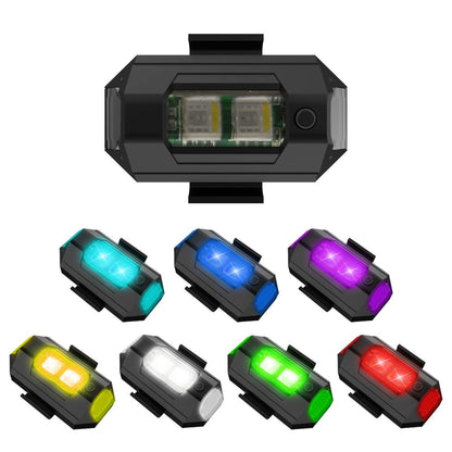 Colorful LED Plane Flashing Light with USB Recharge