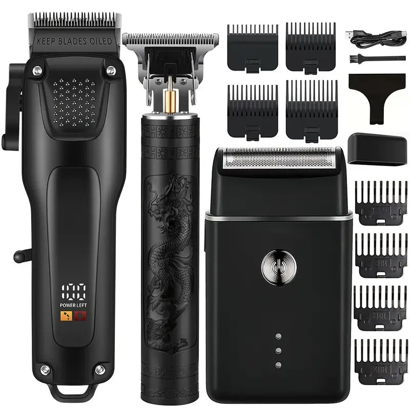 Premium Men's Grooming Kit with Wireless Trimmers - Cofik