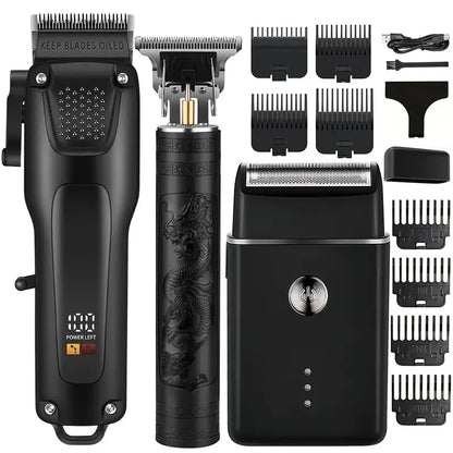 Premium Men's Grooming Kit with Wireless Trimmers - Cofik