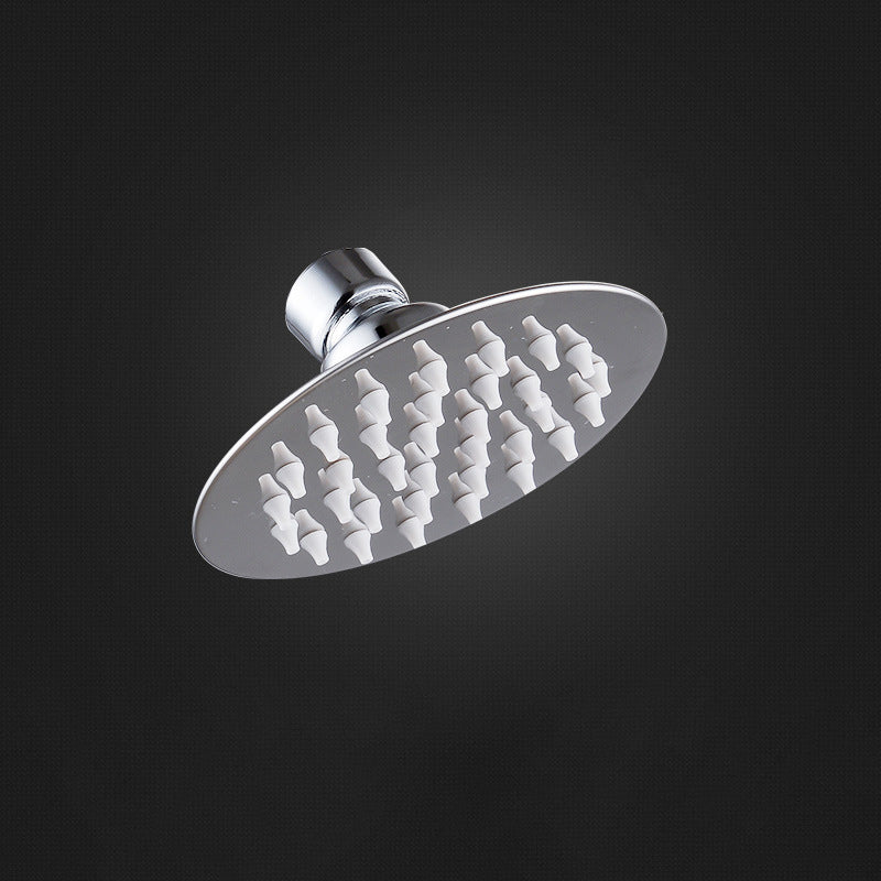 Silver Round Wall Mount Shower Head Stainless Steel - Cofik