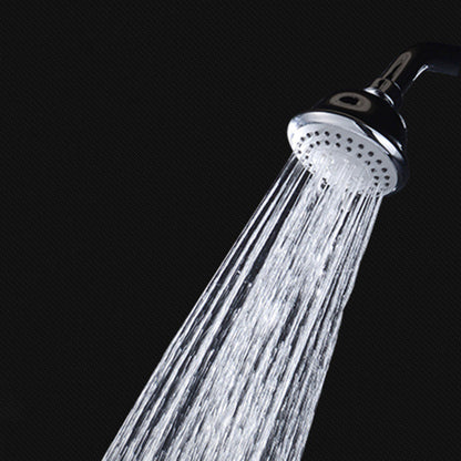 Silver Round Wall Mount Shower Head Stainless Steel