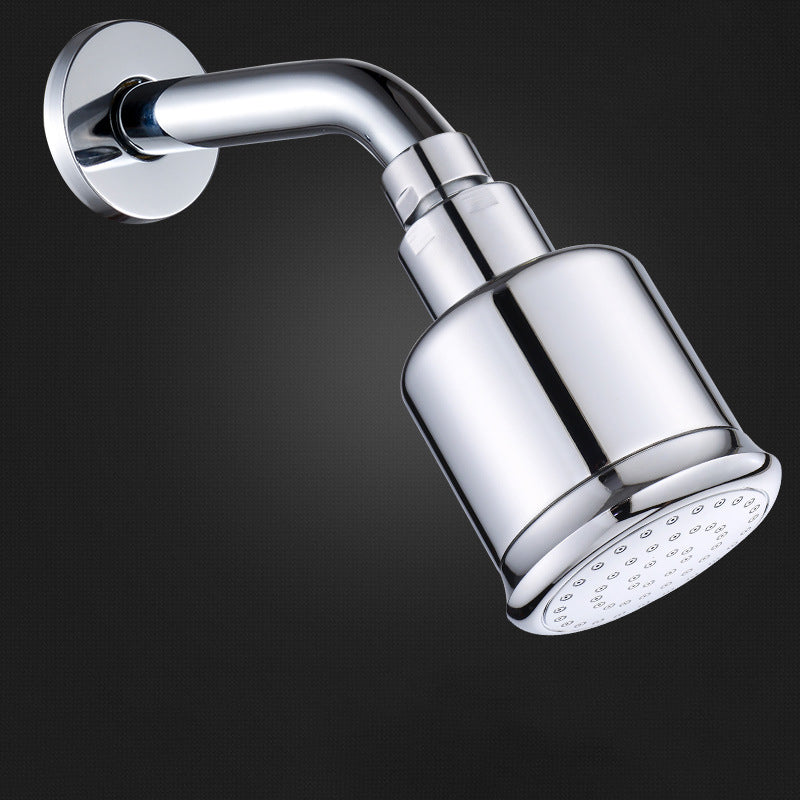 Silver Round Wall Mount Shower Head Stainless Steel