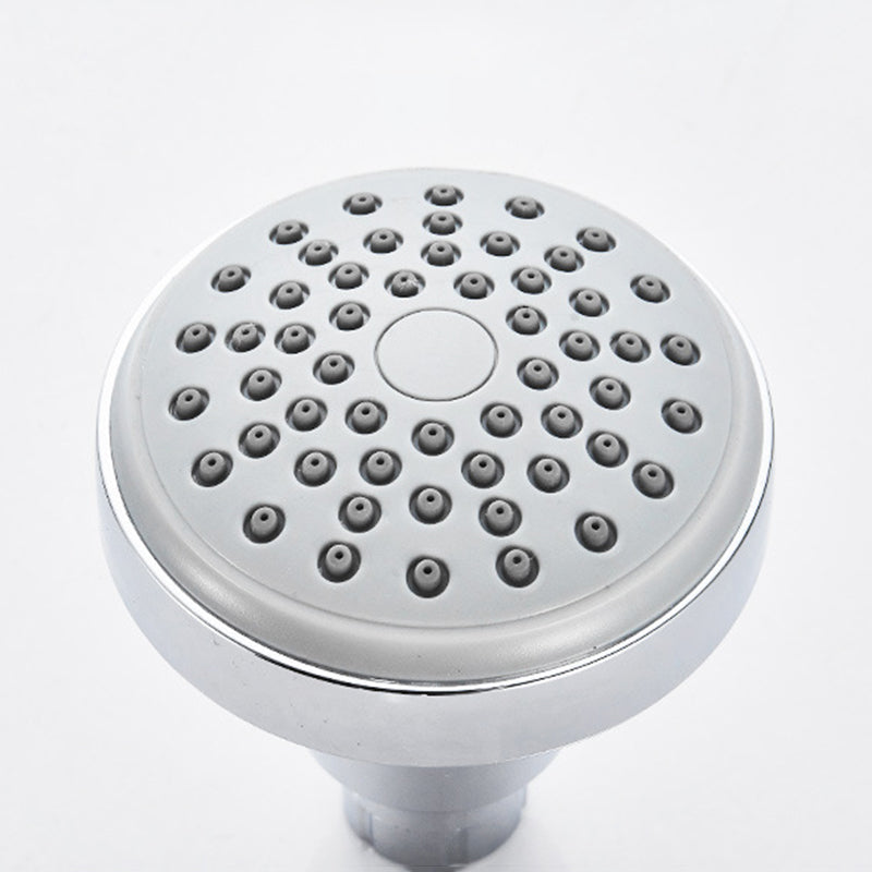 Silver Round Wall Mount Shower Head Stainless Steel