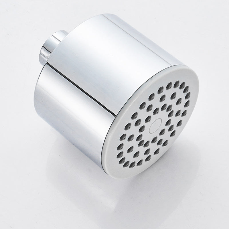 Silver Round Wall Mount Shower Head Stainless Steel