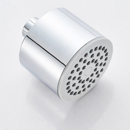 Silver Round Wall Mount Shower Head Stainless Steel