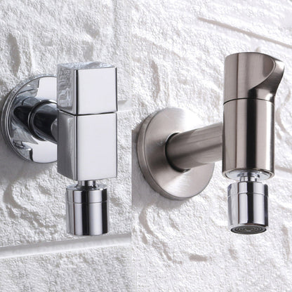 Modern Round Brass Bathroom Faucet Handle
