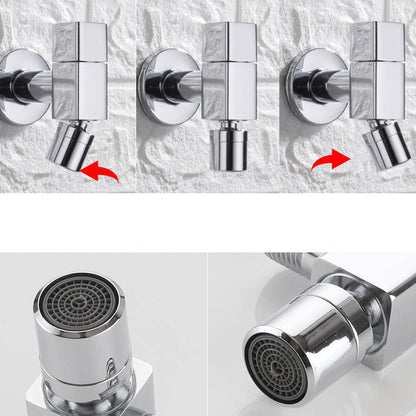 Modern Round Brass Bathroom Faucet Handle