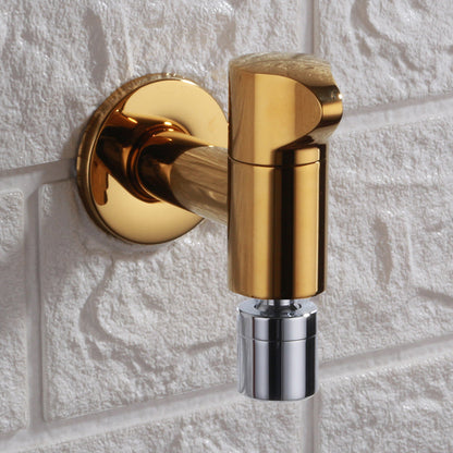 Modern Round Brass Bathroom Faucet Handle