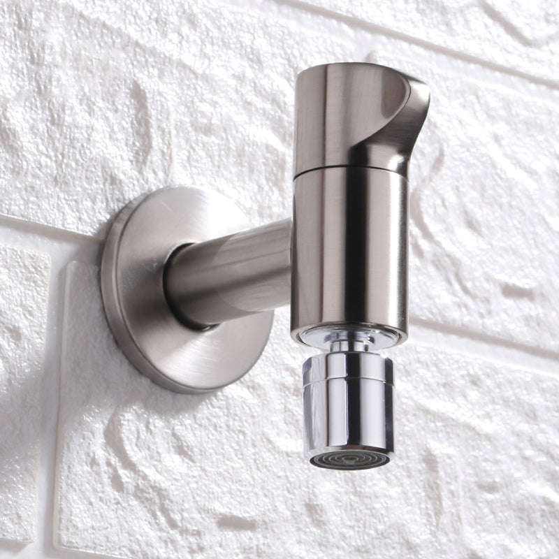 Modern Round Brass Bathroom Faucet Handle