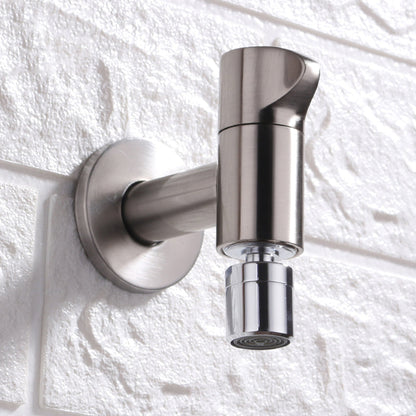 Modern Round Brass Bathroom Faucet Handle