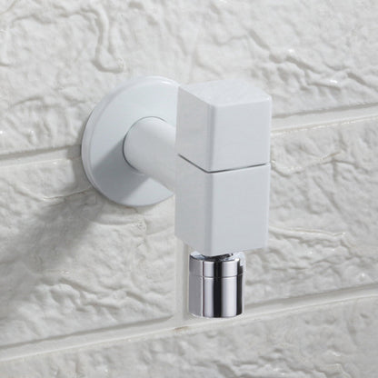 Modern Round Brass Bathroom Faucet Handle