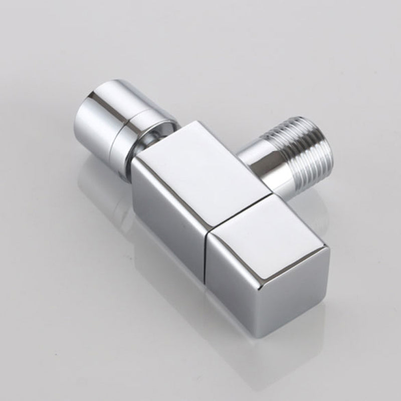 Modern Round Brass Bathroom Faucet Handle