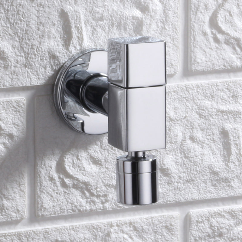 Modern Round Brass Bathroom Faucet Handle
