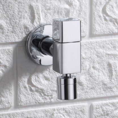 Modern Round Brass Bathroom Faucet Handle