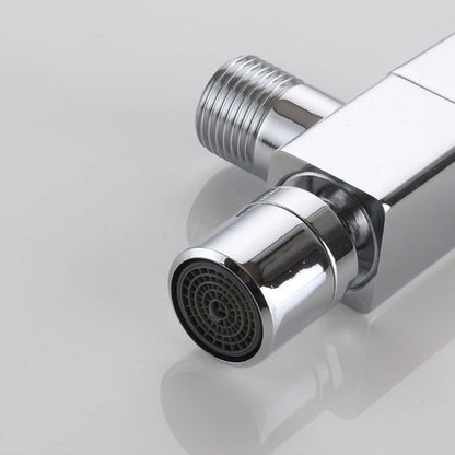 Modern Round Brass Bathroom Faucet Handle