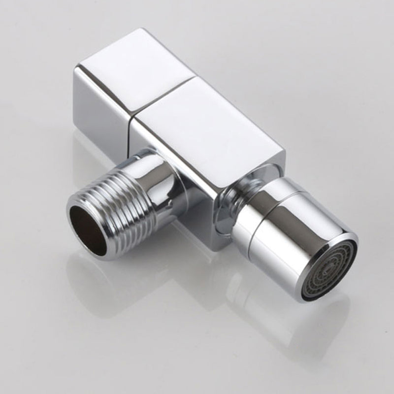 Modern Round Brass Bathroom Faucet Handle
