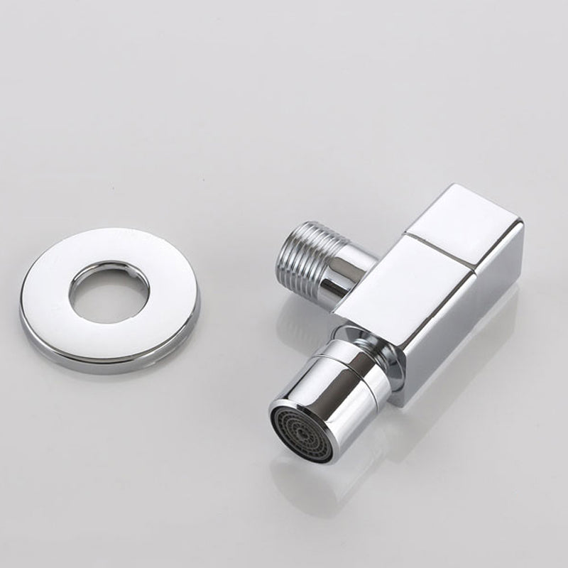 Modern Round Brass Bathroom Faucet Handle