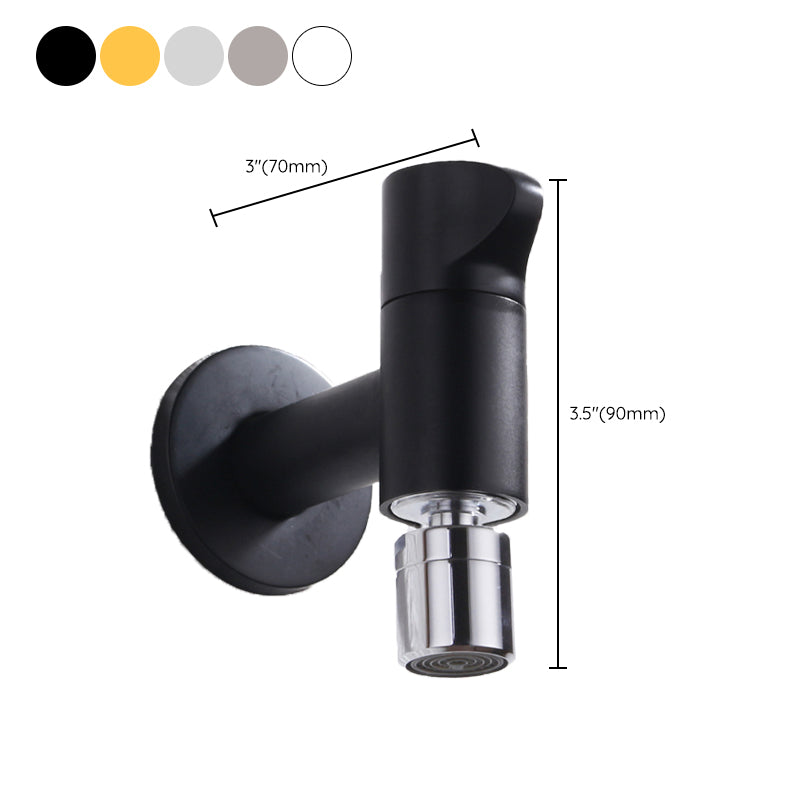 Modern Round Brass Bathroom Faucet Handle