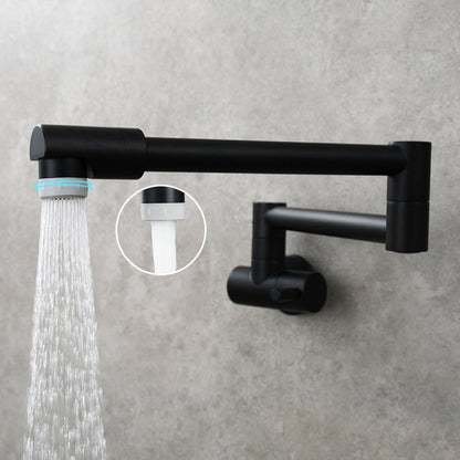 Compact Wall Mount Single Handle Kitchen Faucet