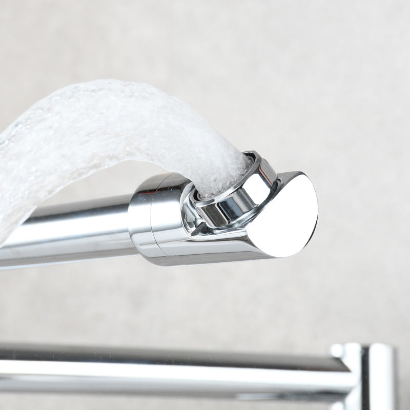 Compact Wall Mount Single Handle Kitchen Faucet