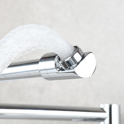 Compact Wall Mount Single Handle Kitchen Faucet