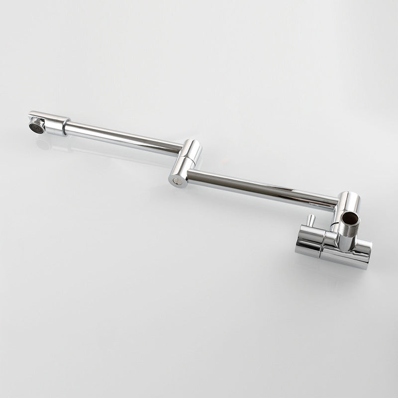 Compact Wall Mount Single Handle Kitchen Faucet