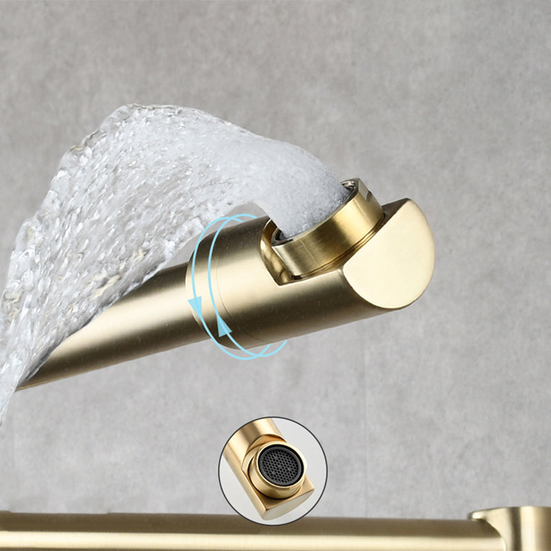 Compact Wall Mount Single Handle Kitchen Faucet