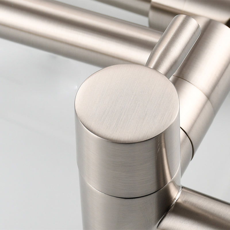 Compact Wall Mount Single Handle Kitchen Faucet