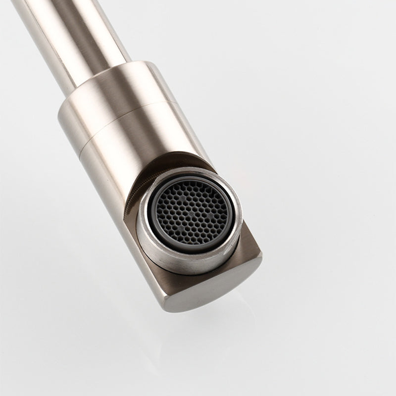 Compact Wall Mount Single Handle Kitchen Faucet
