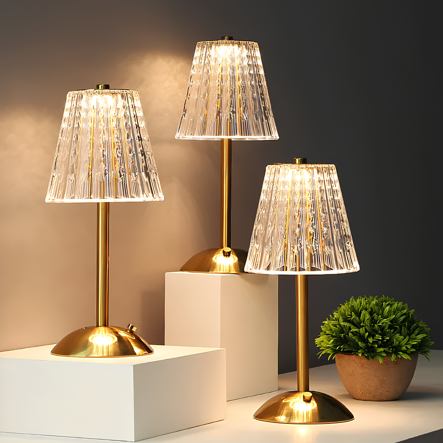 Portable LED Table Lamp with Soft Glow