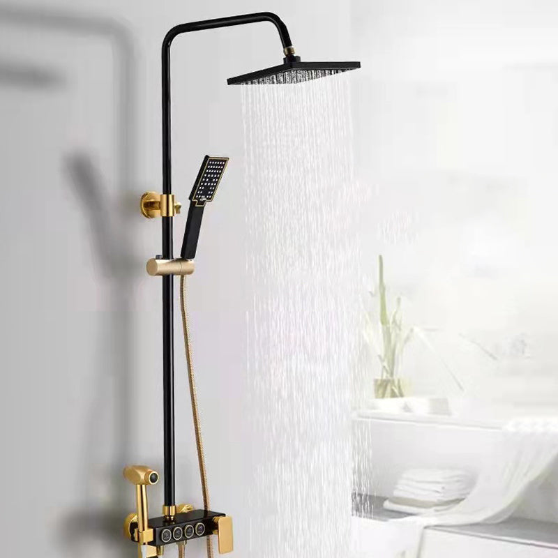 Cofik | Contemporary Wall Mount Shower Set with Adjustable Flow